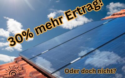 Bifaziale Module bringen 30 % mehr Ertrag, oder?