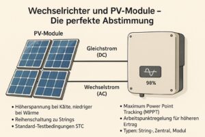 Solarmodul und Wechselrichter